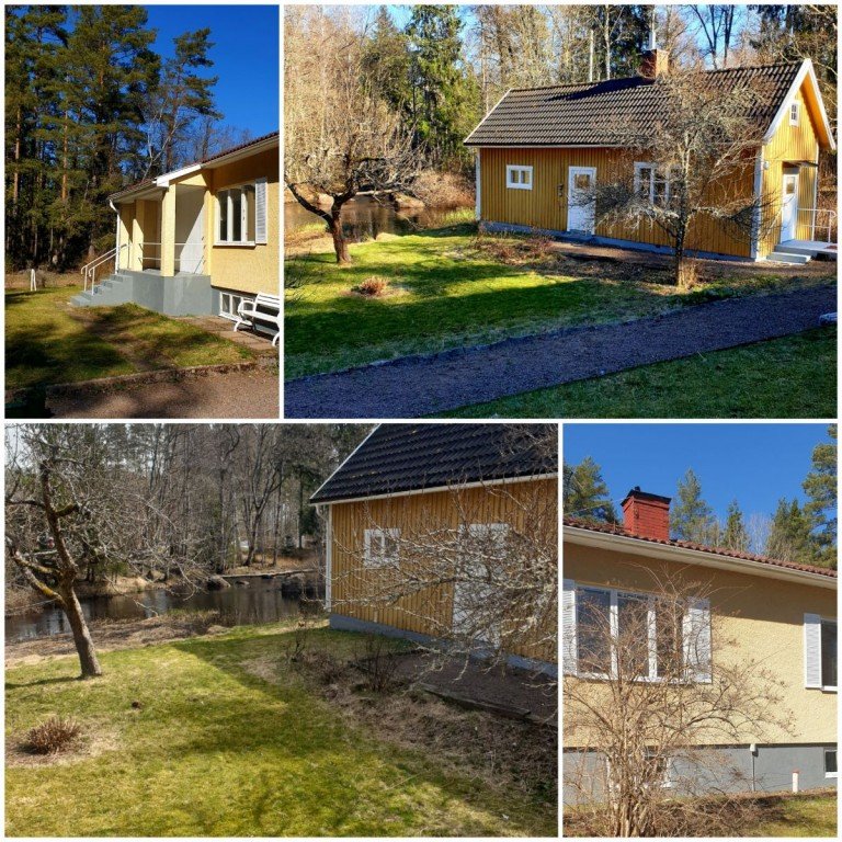  Haus Renoviertes Anwesen mit Haupthaus und Ferienhaus direkt am Waldrand und am Wasser in Mariannelund