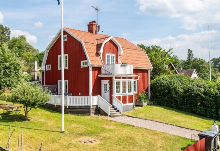  Haus Charmante Villa mit Blick zum See in der N�he von Vimmerby